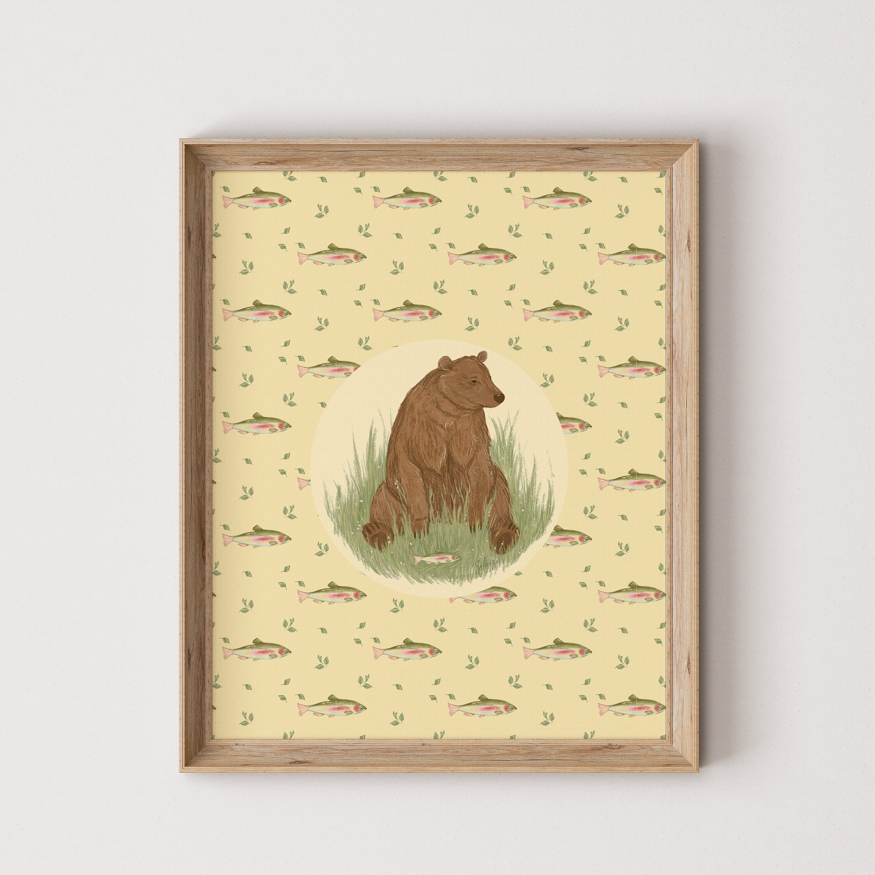 Fishing bear