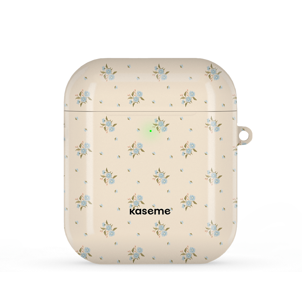 Blue Flax by Solange Pilote AirPods Case
