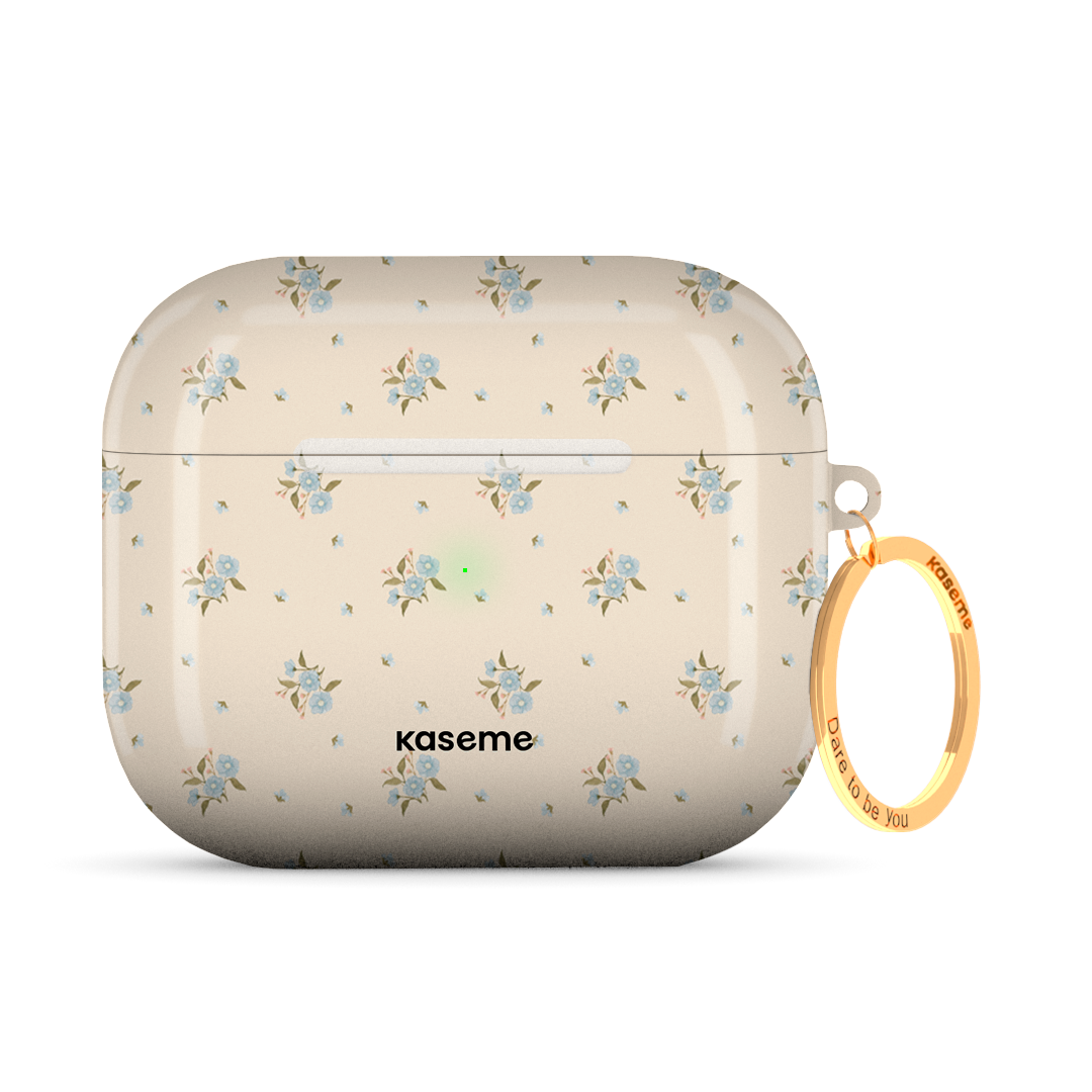 Blue Flax by Solange Pilote AirPods Case